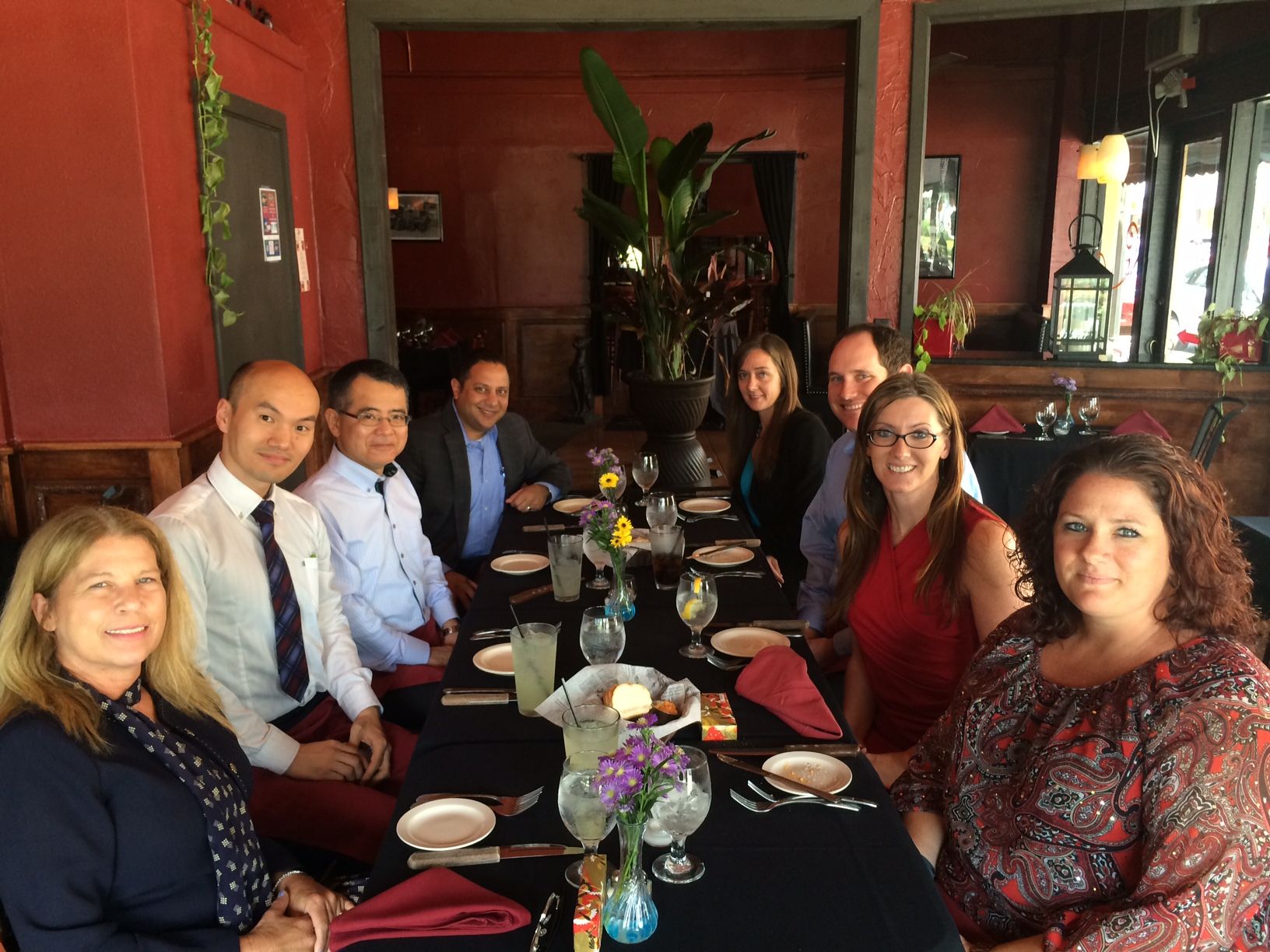 Widerman Malek Attorneys and Staff enjoy Lunch at The Firehouse Restaurant with Shiga International Japanese Patent Attorneys