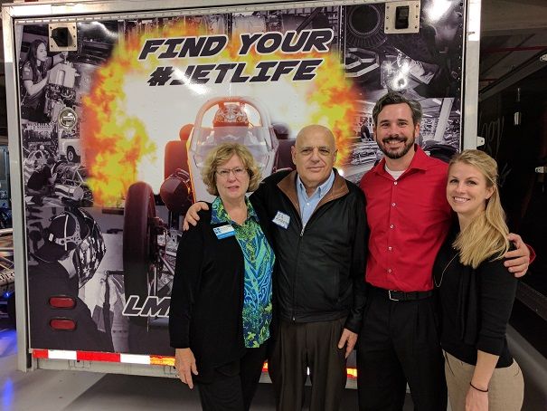 Mary Kinberg, Ed Kinberg, and Mason Williams